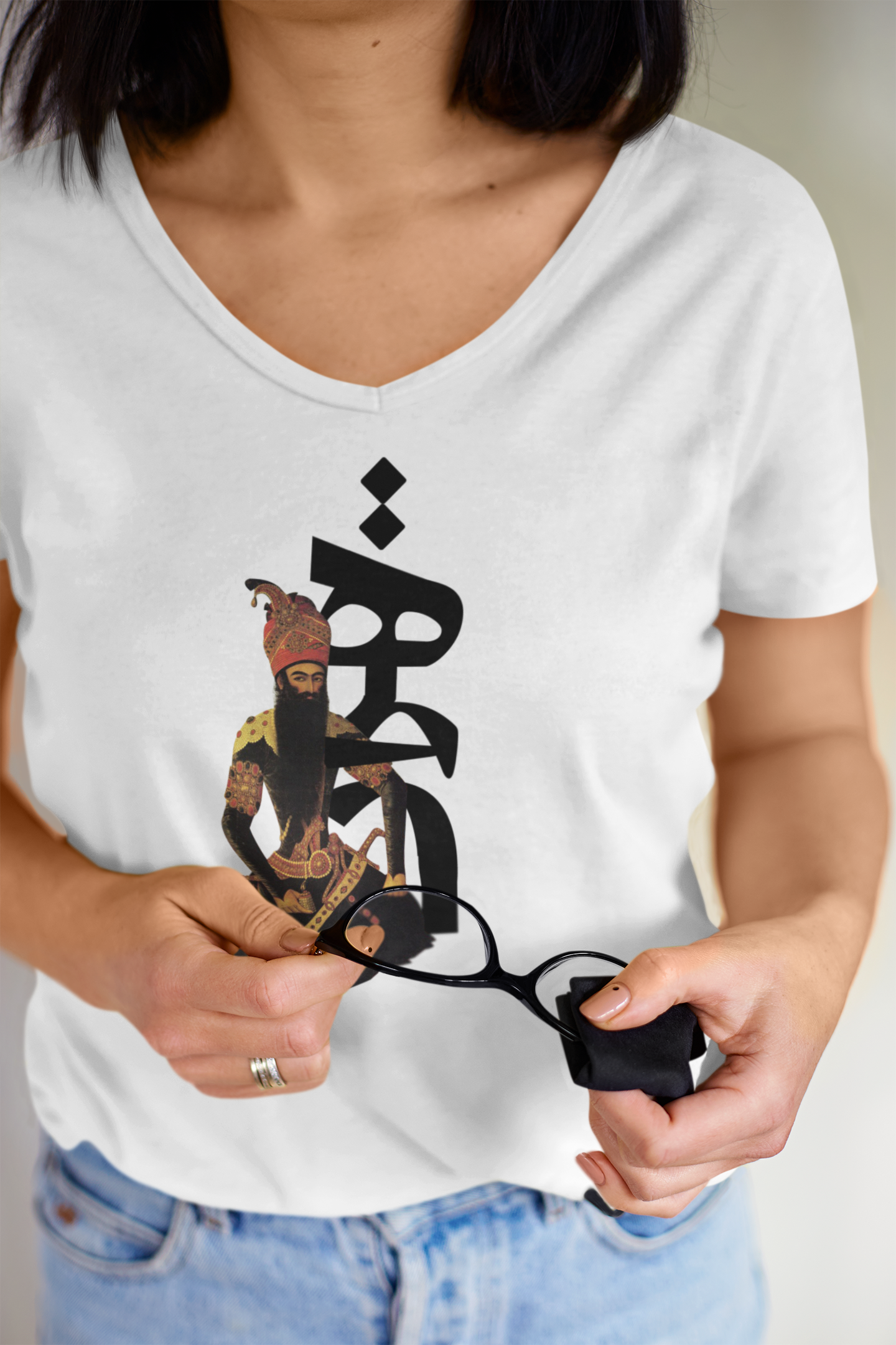 Womens V-Neck T-shirt Tehran III
