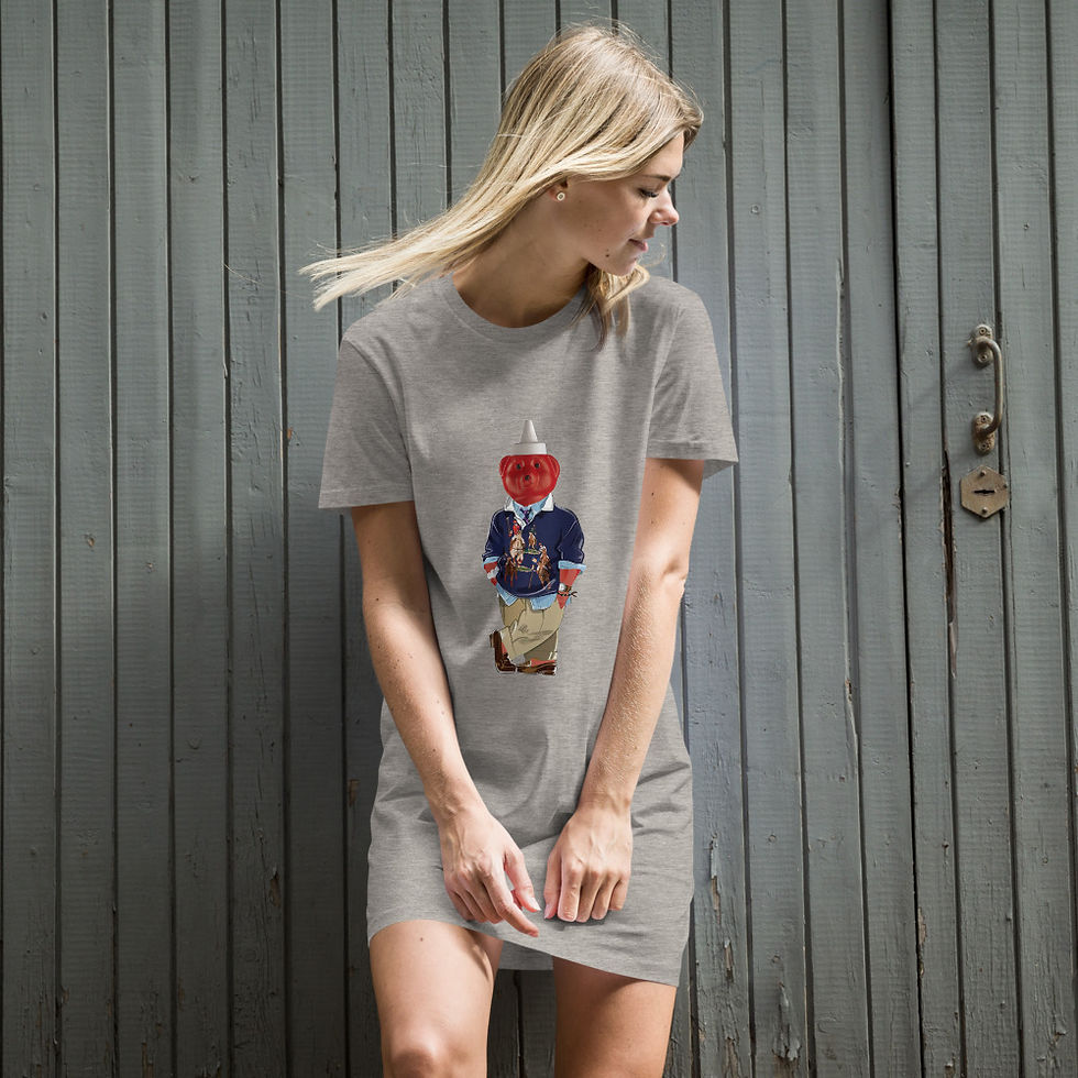 Thumbnail: Organic cotton t-shirt dress