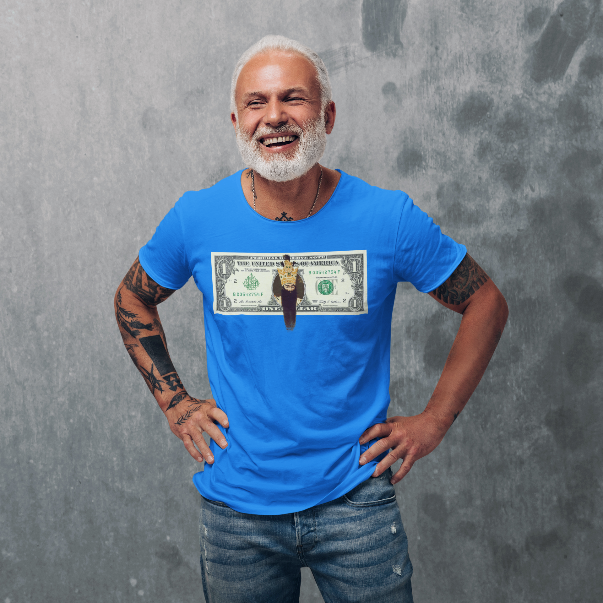 Men's Crewneck T-shirt Ye dolari