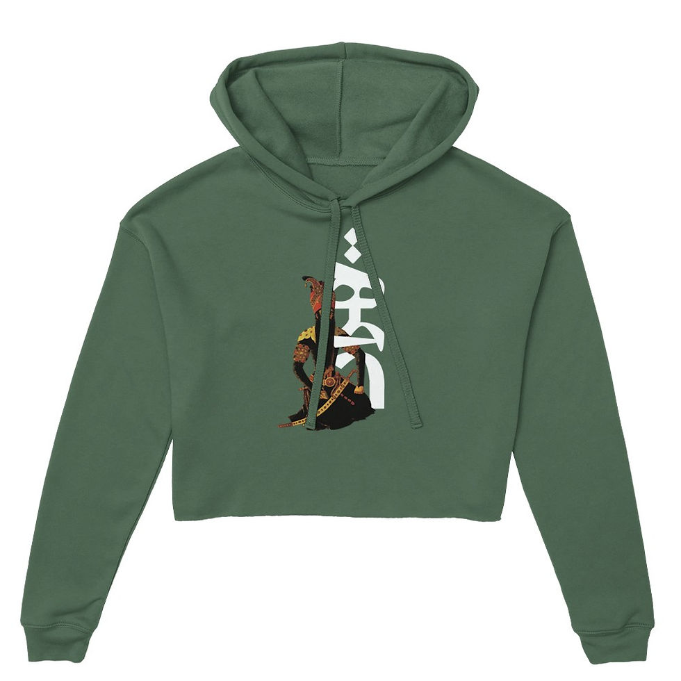 Thumbnail: Women's Cropped Hoodie Tehran III
