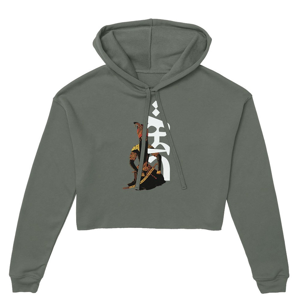 Thumbnail: Women's Cropped Hoodie Tehran III