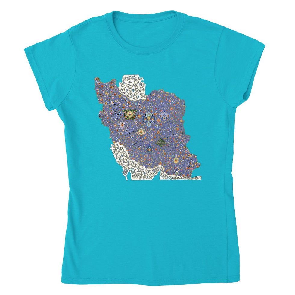 Thumbnail: Womens Crewneck T-shirt Iran