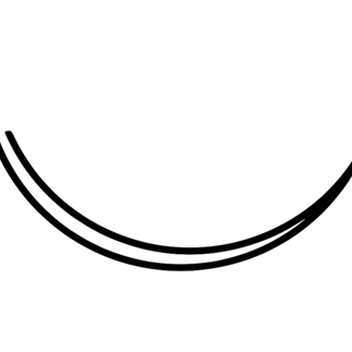 Halbkreis schwarz