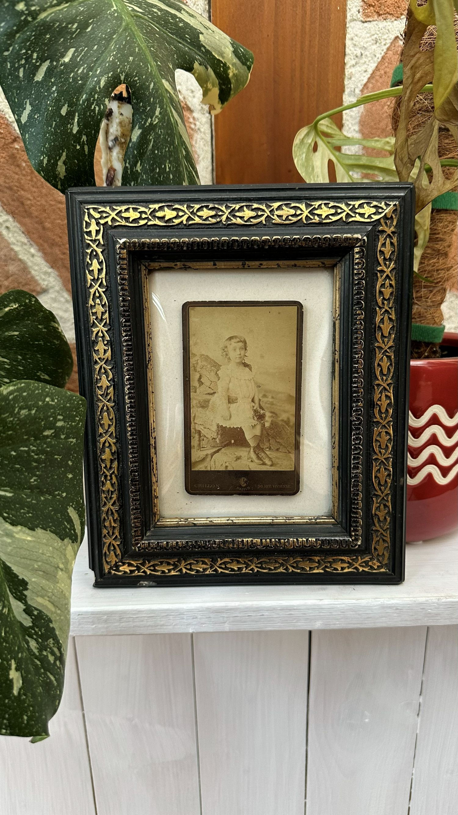 duo de photographie ancienne encadrées vintage la brocantoise