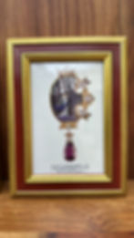 lot de 2 cadres decorations art nouveau bijoux la brocantoise