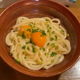 蟹だし玉うどん