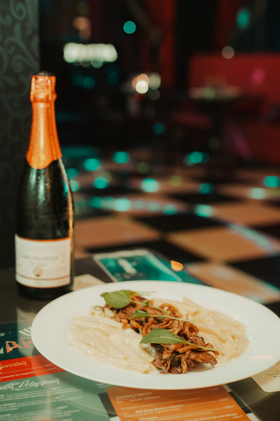 Scaloppine e Penne - Menu clássico
