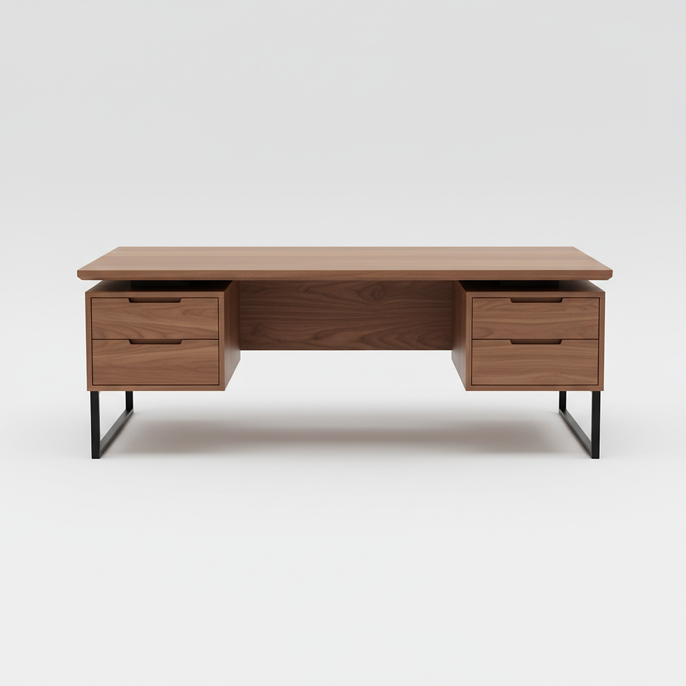 Executive Walnut Desk