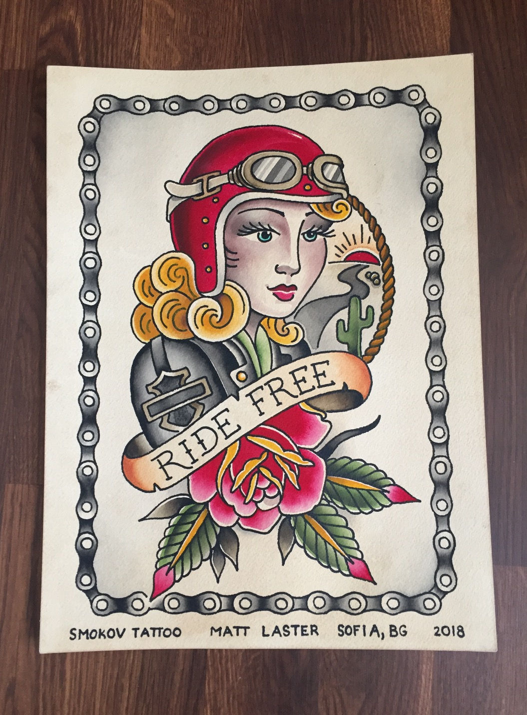 Ride Free Print (10"x14")