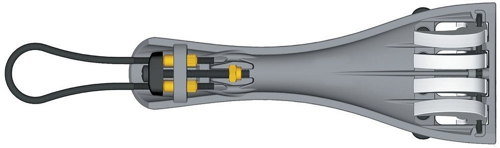 Wittner Violine Saitenhalter Ultra Multi-System 4/4