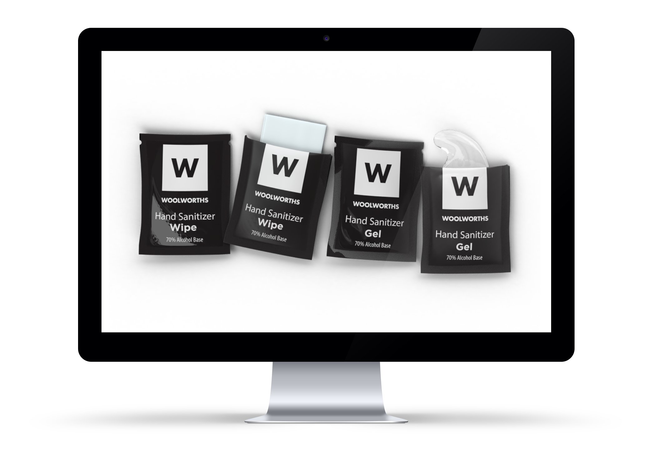 Sachet concept mock-up