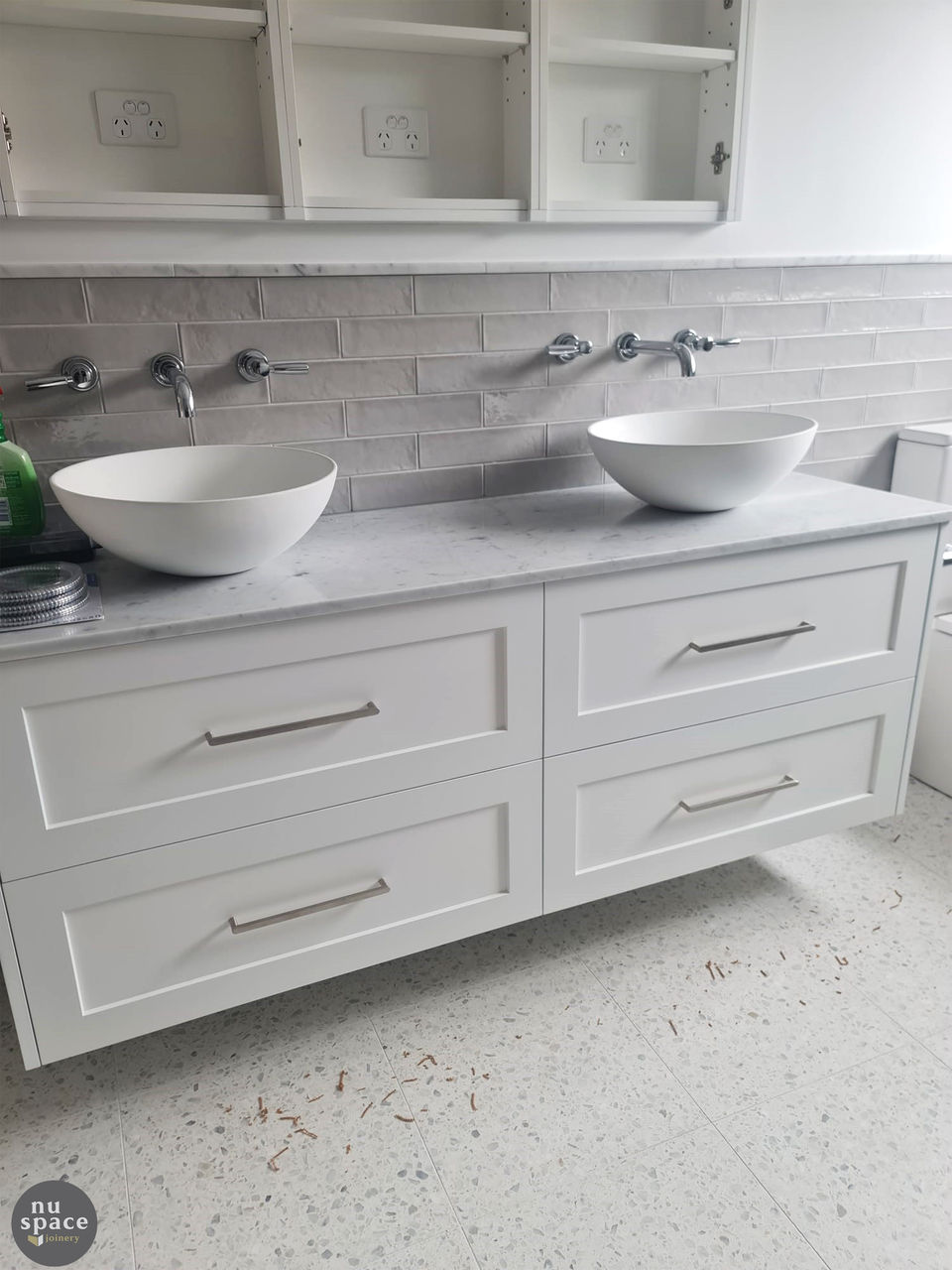 Waverley Quality Bathroom design update - Nu Space Joinery
