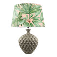 A tropical table lamp