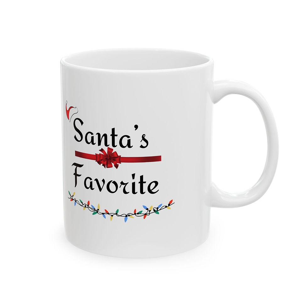 Thumbnail: Santa's Favorite Ceramic Mug 11oz