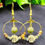 Thumbnail: Maple Acorn Hoop Earrings