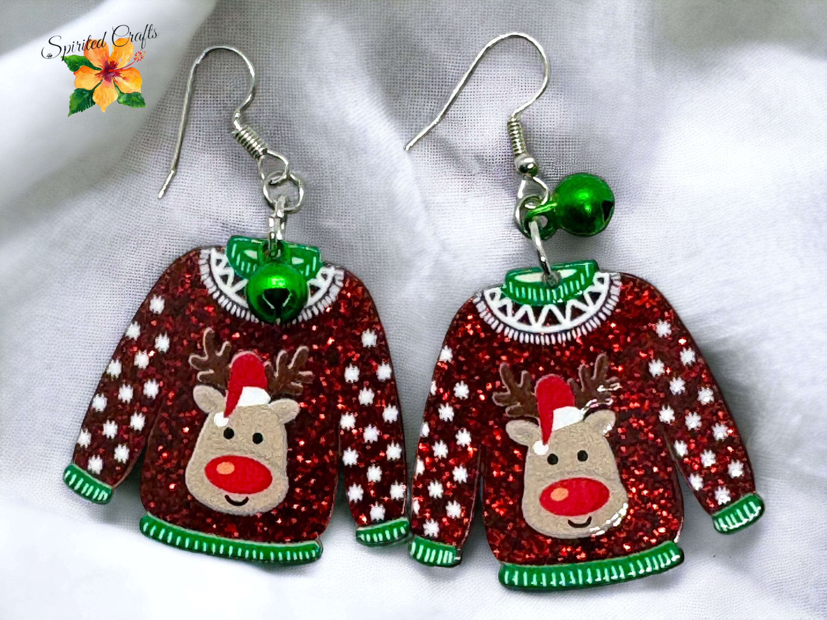 Ugly Sweater Reindeer Earrings