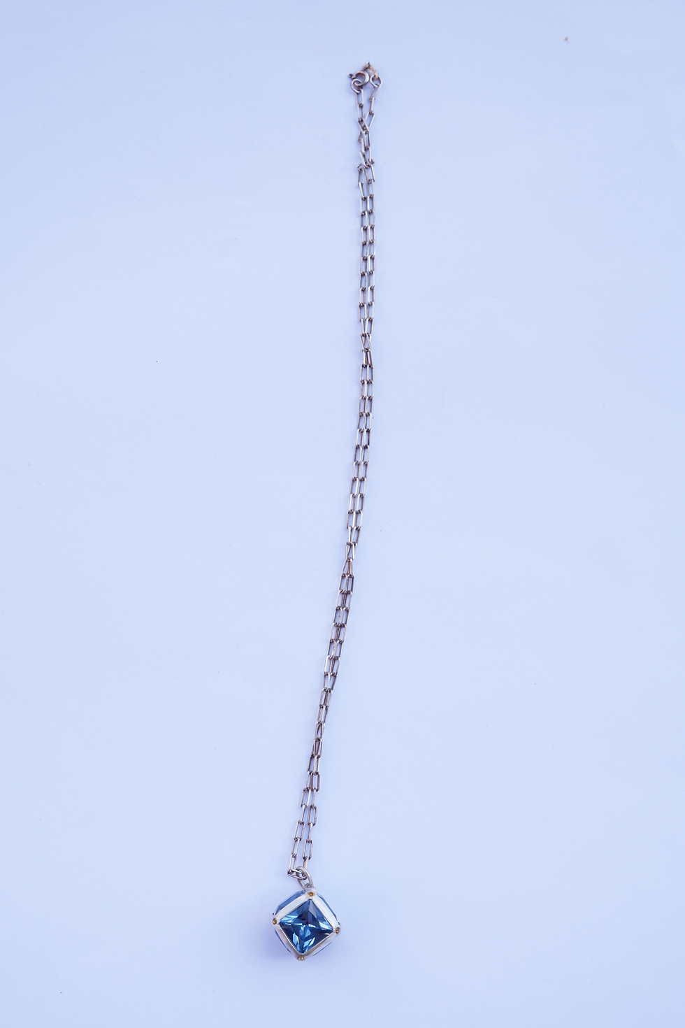 Thumbnail: Roro Pendant Necklace Blue