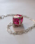 Thumbnail: Roro Pendant Necklace Pink