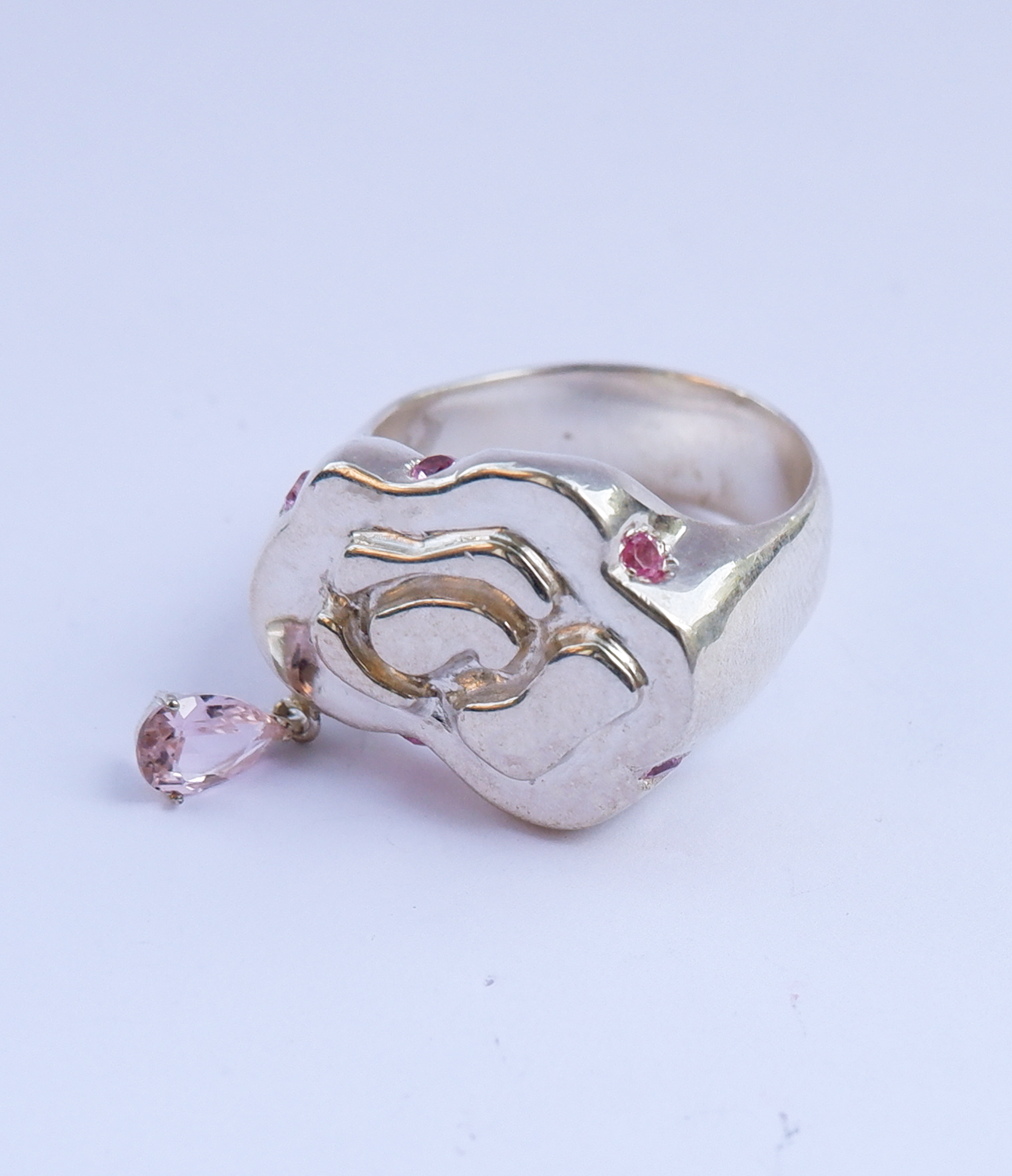Neche Ring Pink Waterdrop