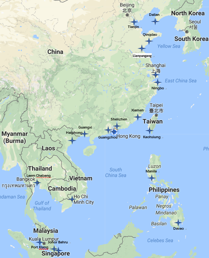 Trading Network Map