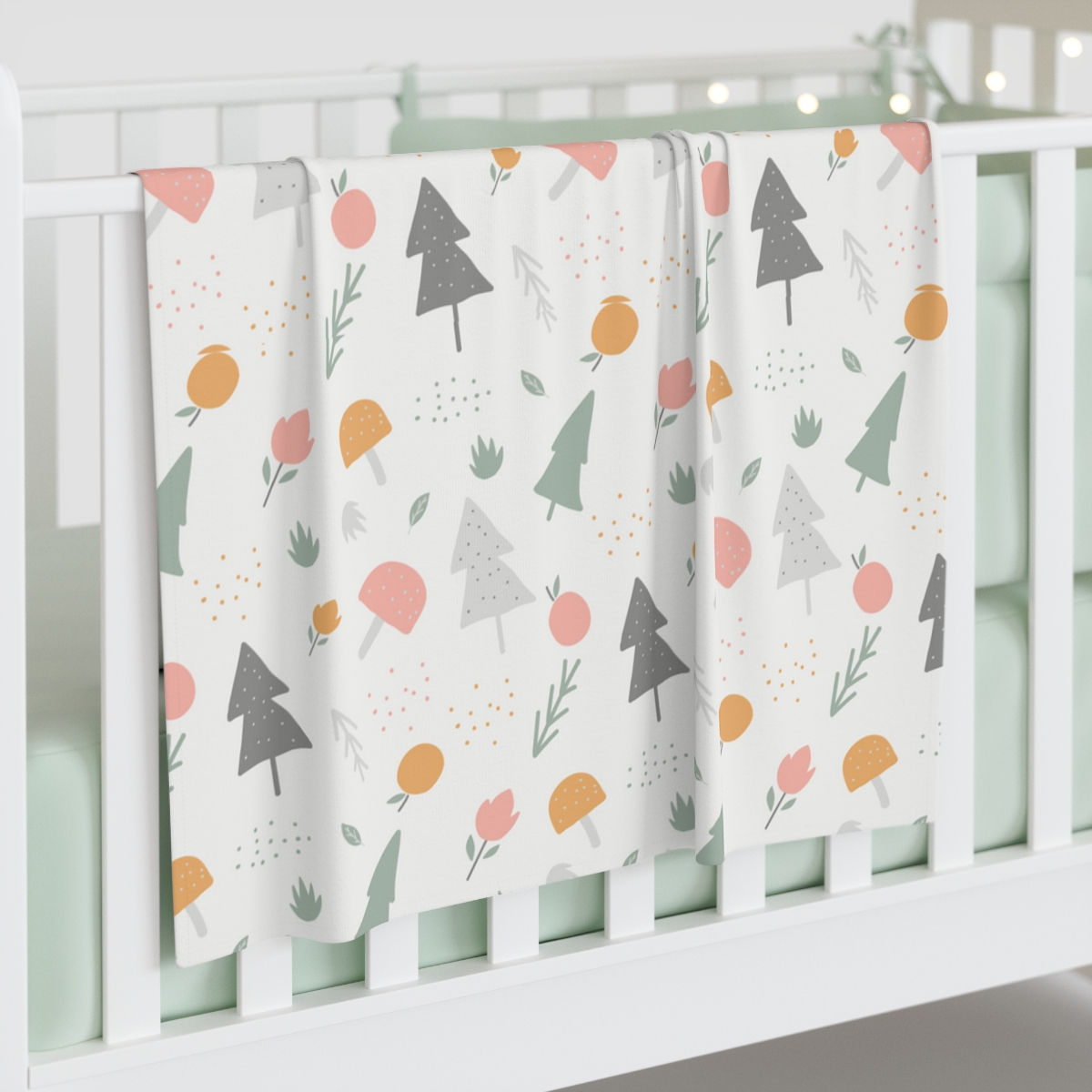 Enchanted Pine Trees Baby Swaddle