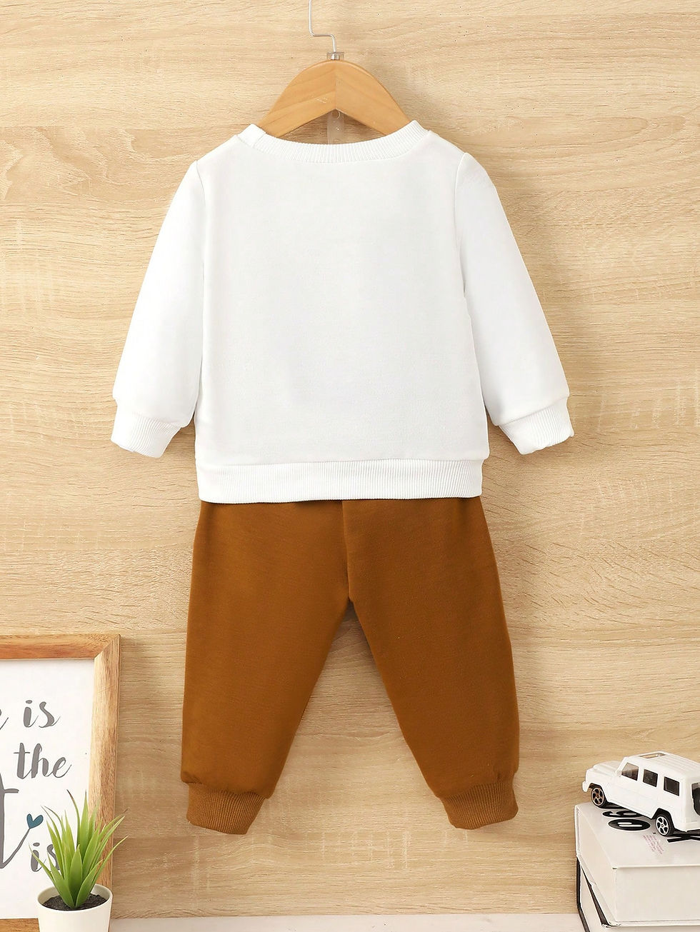 Thumbnail: Baby Boy Slogan Graphic Sweatshirt & Sweatpants
