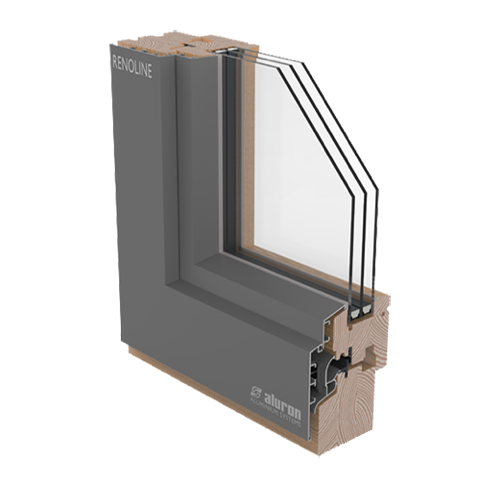 Alumunim-Clad Wood Windows