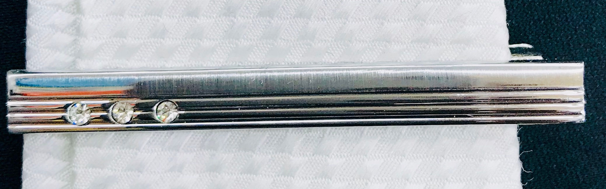 Silver Line Tie Clip - S14#