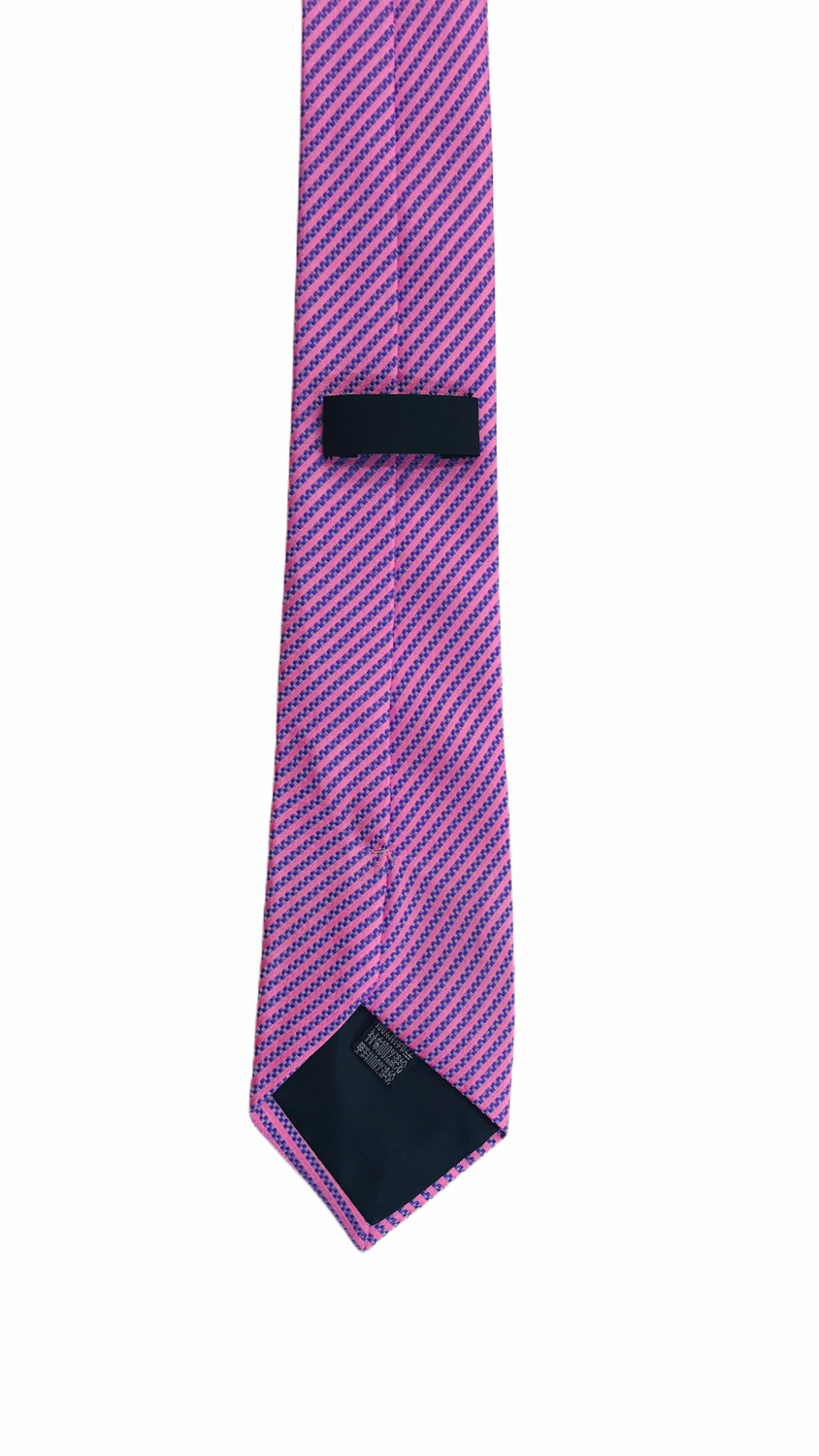 Thumbnail: Pink Stripe Patterned Business Tie