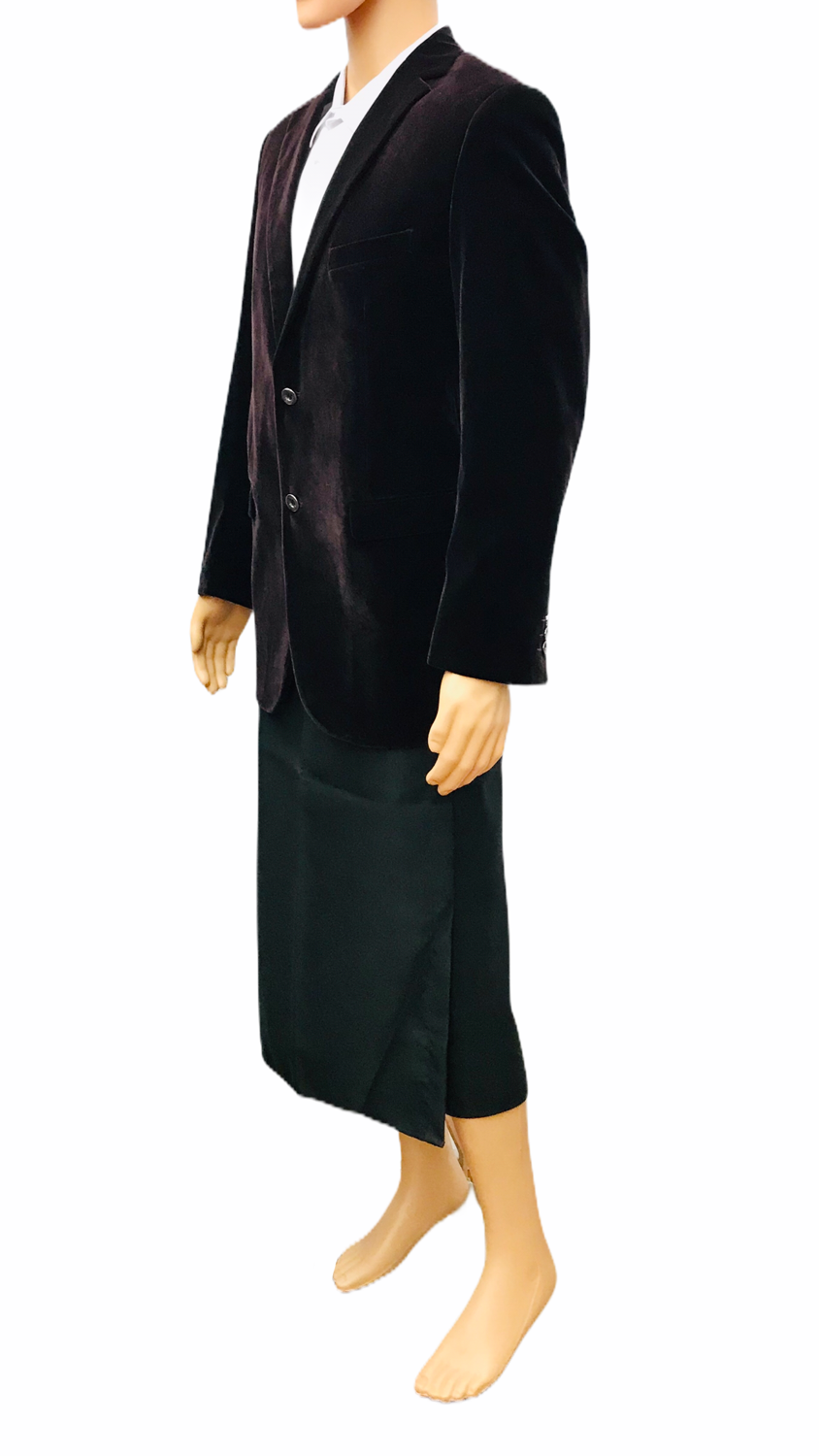 Miniatura: Suit Velvet - Dark brown Suit