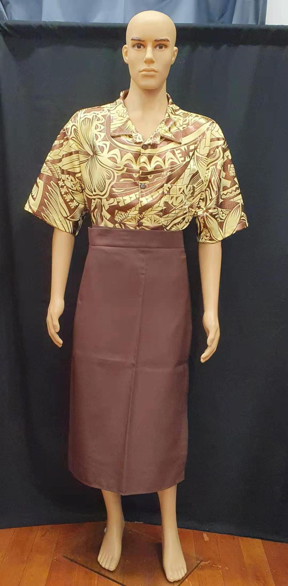 Cream & Brown Full Pattern