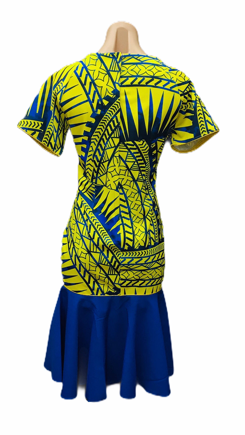 Miniatura: Mermaid Style Girl's Dress - Royal Blue