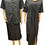 Thumbnail: All Black Stretch Combo Dress with Cardigan & Aloha