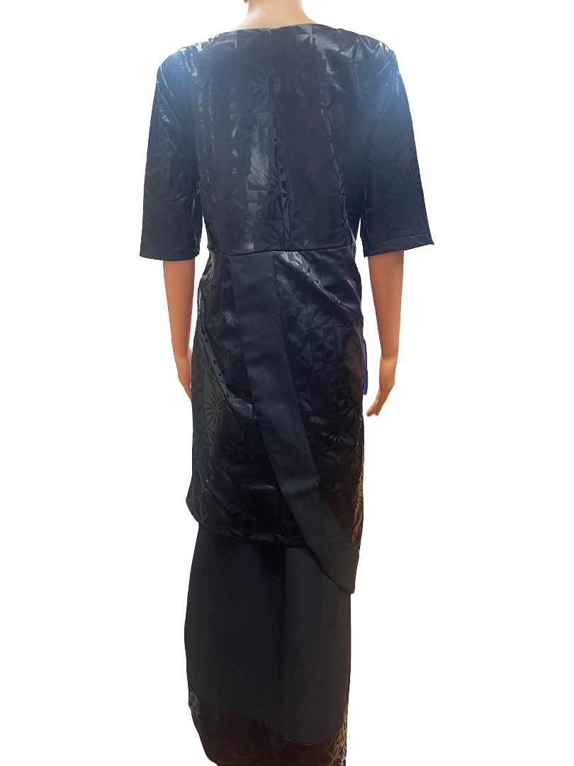 Thumbnail: Black Pattern Side Flap Style Pair