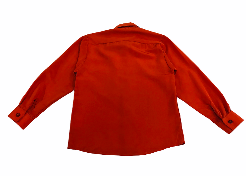 Miniatura: Kids Regular Fit Microfibre Shirt -Orange