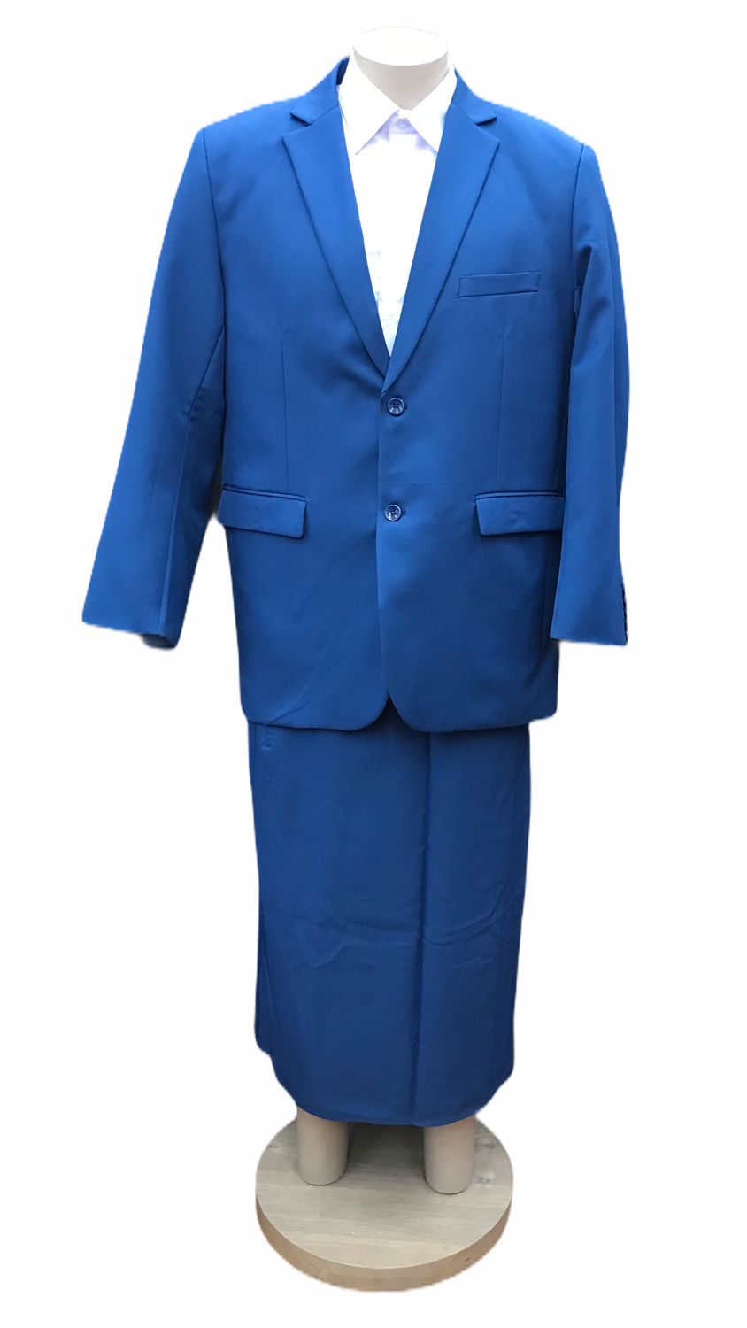 Miniature : Suit Plain - Chinese Blue
