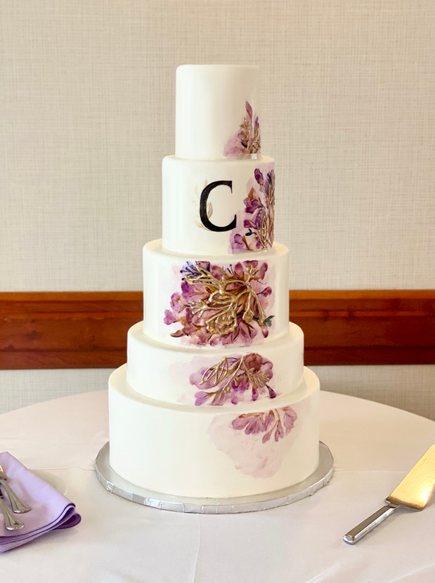 Cake inspired by invitation