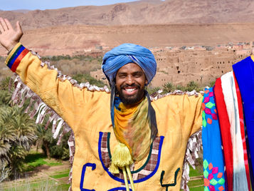 Moroccan salesman welcoming all to Morocco with open arms and smile.
February 2025 Tour