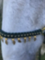 muserolle à perle breloque doré