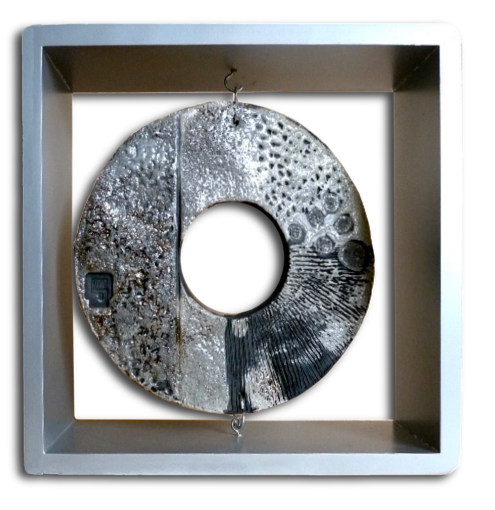 cadre noir Céramique raku Limousin