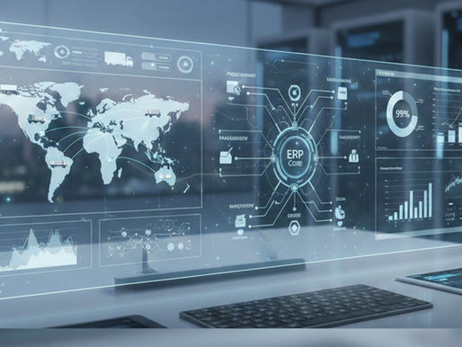 Diagrama de un ERP integrado con la cadena de suministro