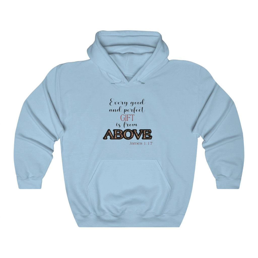 Every Good and Perfect Gift is from Above Unisex Heavy Blend Hooded Sweatshirt