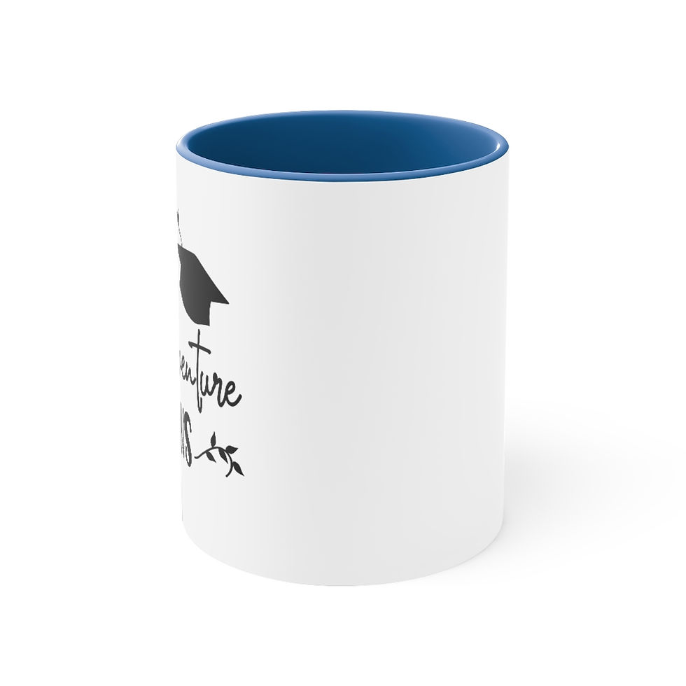 Thumbnail: So the Adventure begins Accent Coffee Mug, 11oz
