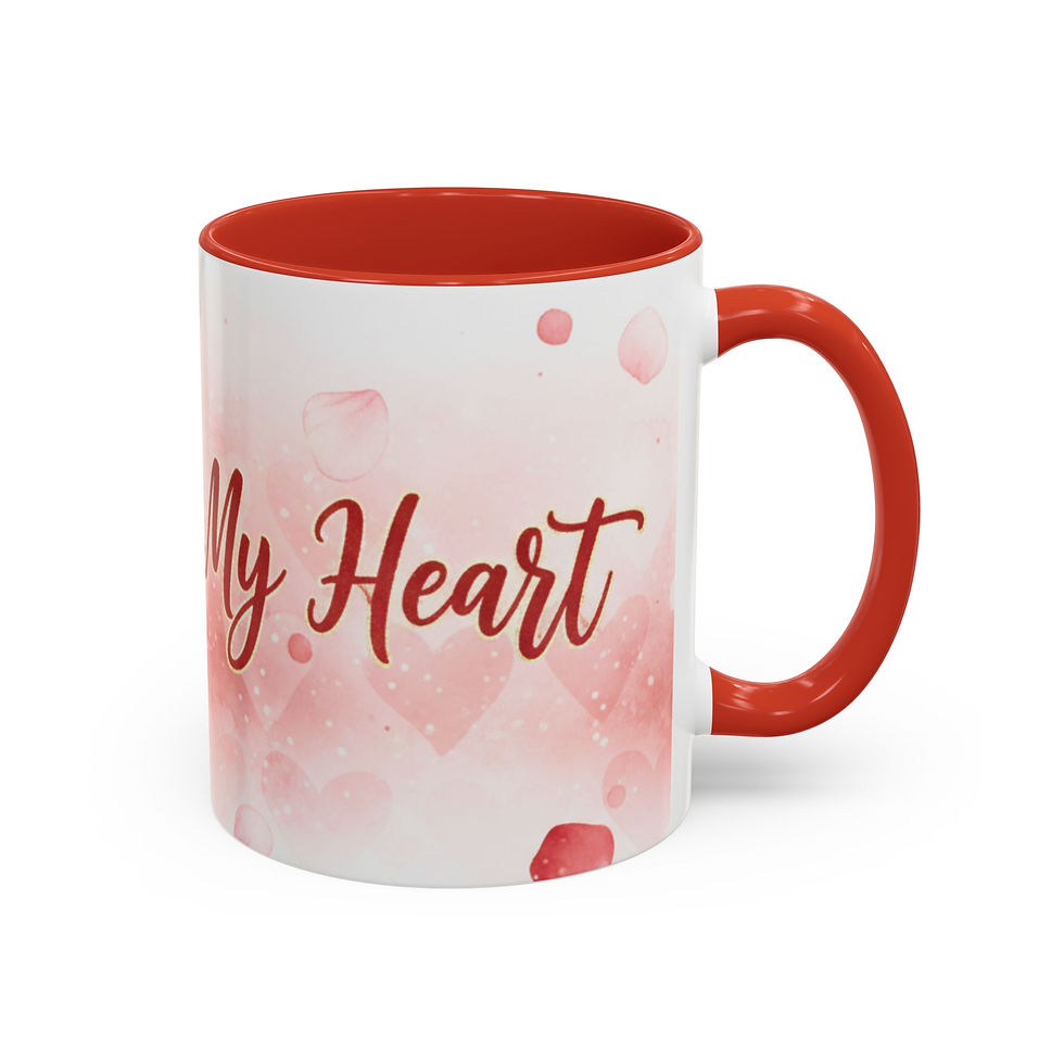Thumbnail: Coffee Mug — "Forever in My Heart" Memorial Accent Mug (11/15 oz)