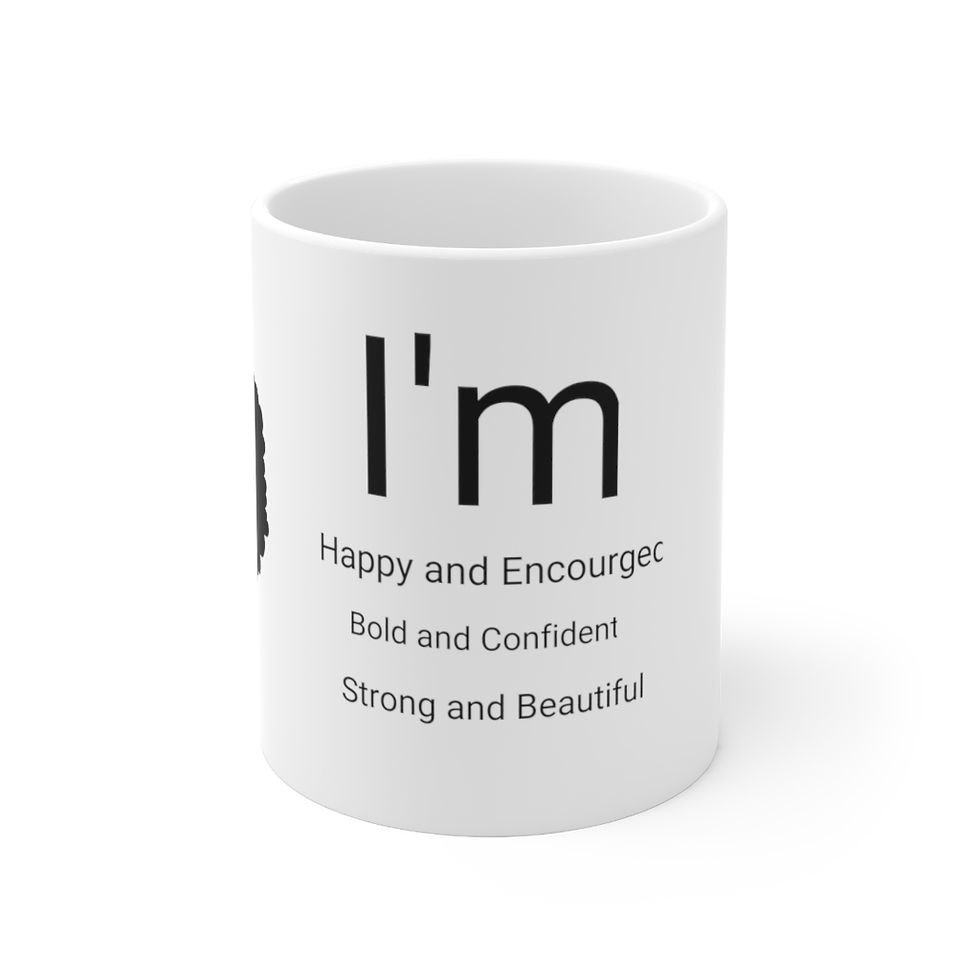 Thumbnail: I'm Happy and Encouraged Ceramic Mug 11oz