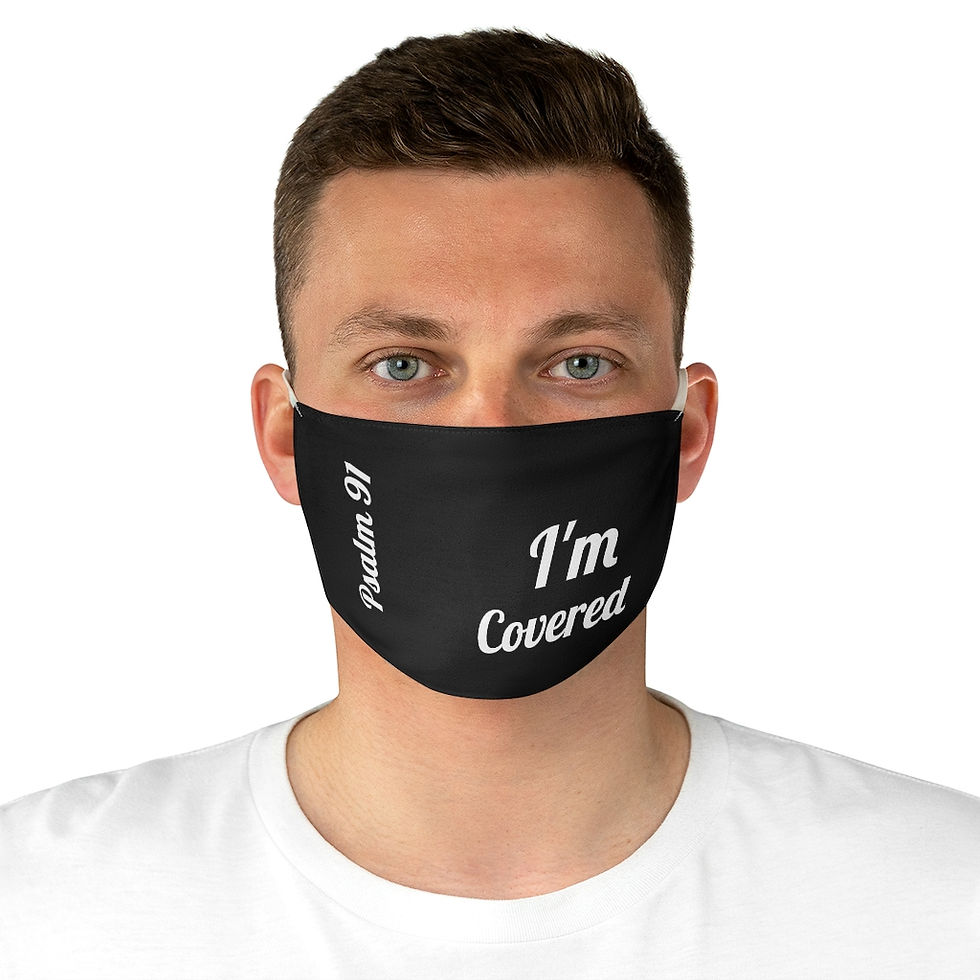 Thumbnail: Psalm 91 I'm Covered Face Mask