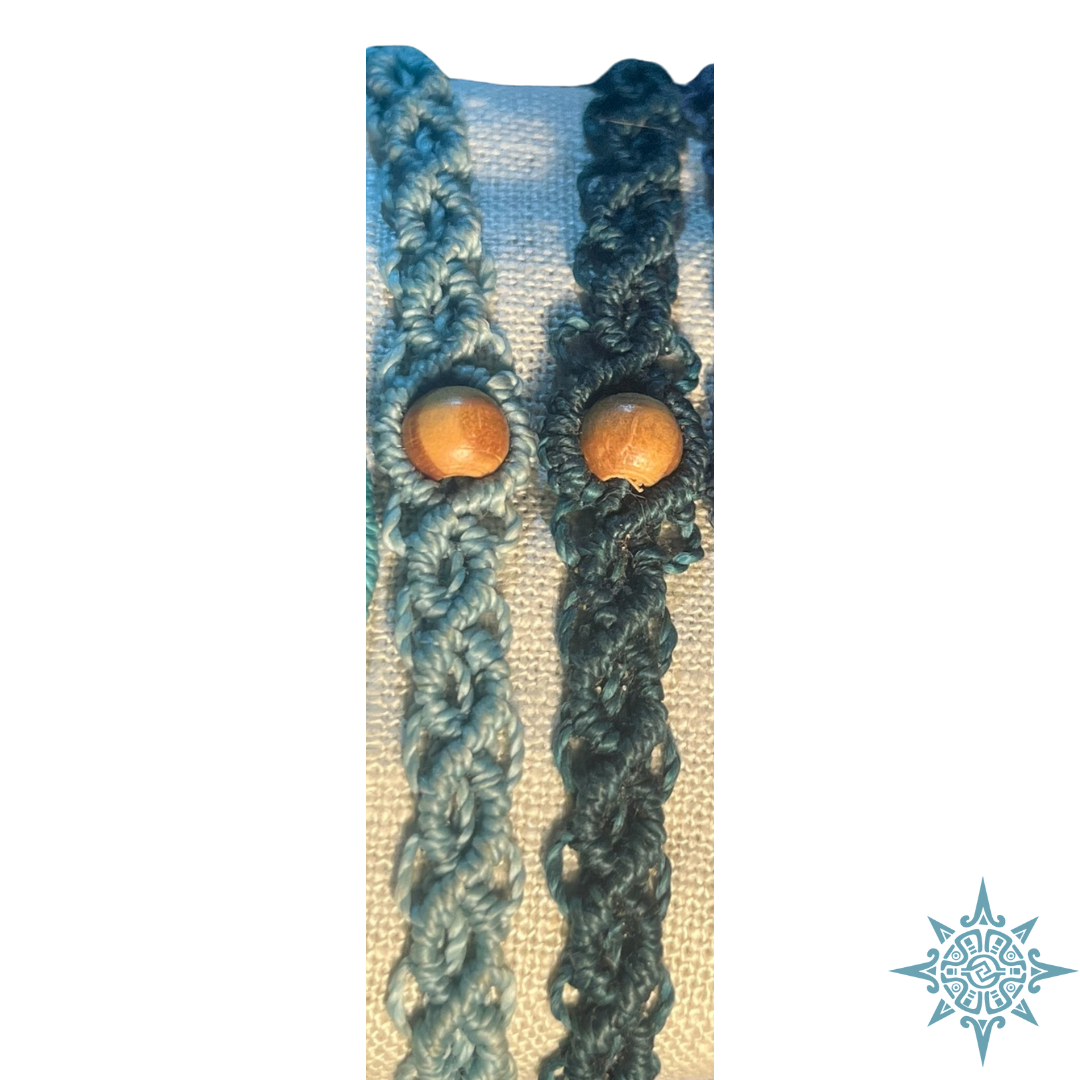 Classic Crystals and Macrame Bracelets 2