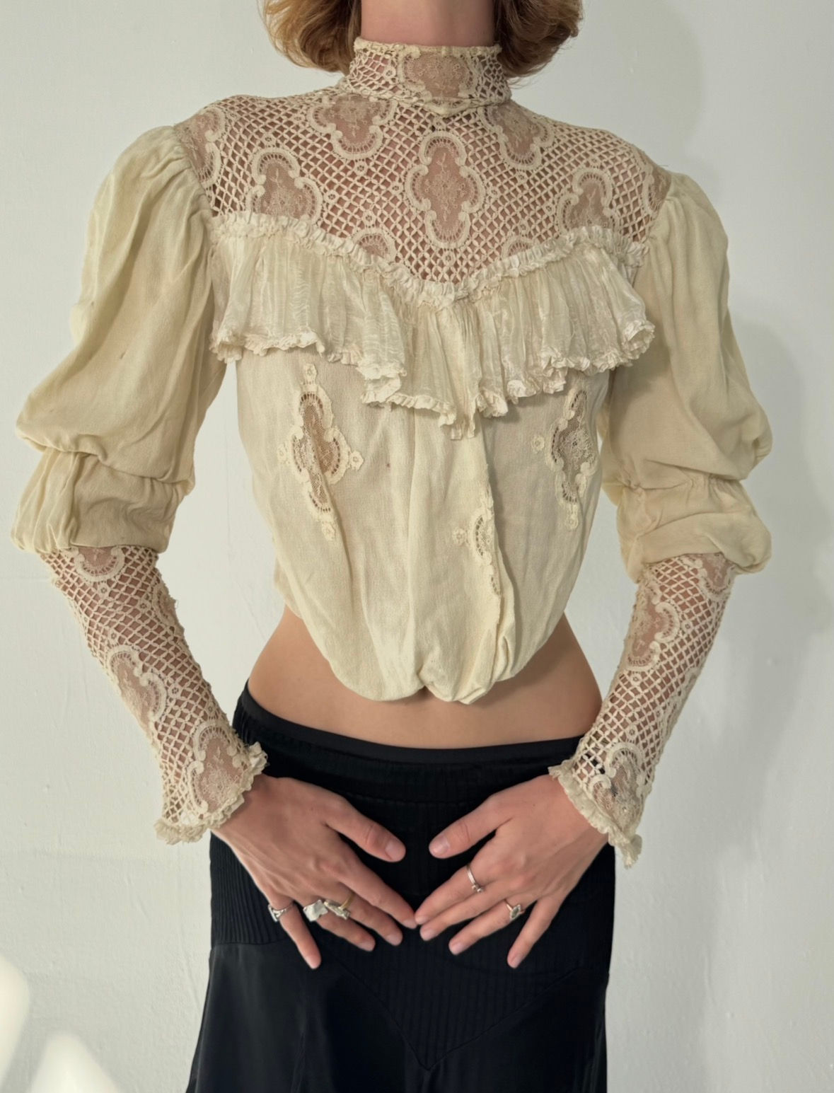 Early 1900s Edwardian Blouse