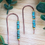 Thumbnail: Copper Picasso Seafoam Earrings
