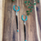 Thumbnail: Turquoise Porcupine Quill Hoops